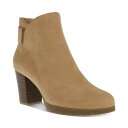 アンクライン レディース ブーツ シューズ Rina Stacked Heel Dress Booties Dk Natural