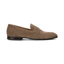 ヒューゴボス メンズ スリッポン・ローファー シューズ Men's Gavrie Suede Dress Loafer Beige(4)