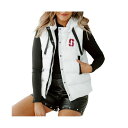 ゲームデイ レディース ジャケット&ブルゾン アウター Women's White Stanford CardinalHooded Full-Snap Puff...