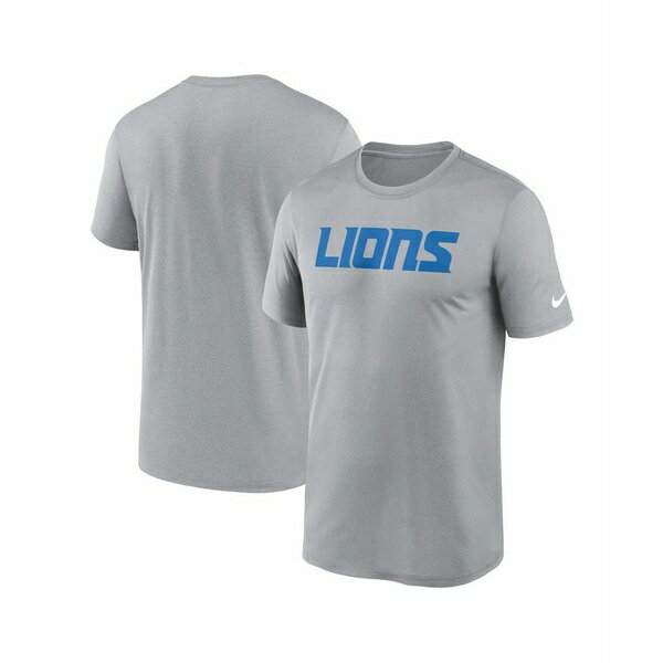 ʥ   ȥåץ Men's Heather Gray Detroit Lions Primetime Legend Wor...