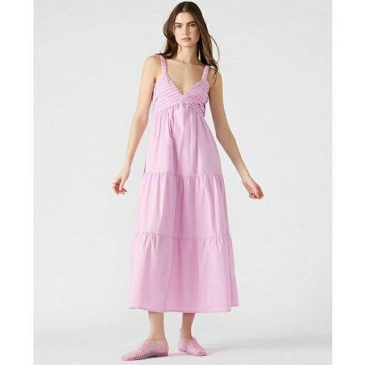 スティーブ マデン レディース ワンピース トップス Women's Eliora Tiered Maxi Dress Pale Mauve スティーブ マデン レディース ワンピース トップス Women's Eliora Tiered Maxi Dress Pale Mauve