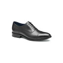 ジョンストンアンドマーフィー メンズ ドレスシューズ シューズ Men's Landry Embossed Cap Toe Shoe Black Full Gr...