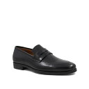 ブルーノマグリ メンズ スリッポン・ローファー シューズ Men's Preston Slip On Penny Loafers Black