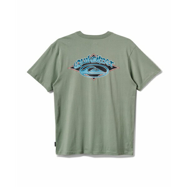 クイックシルバー メンズ シャツ トップス Men's Brushwork Short Sleeve T-Shirt Herb