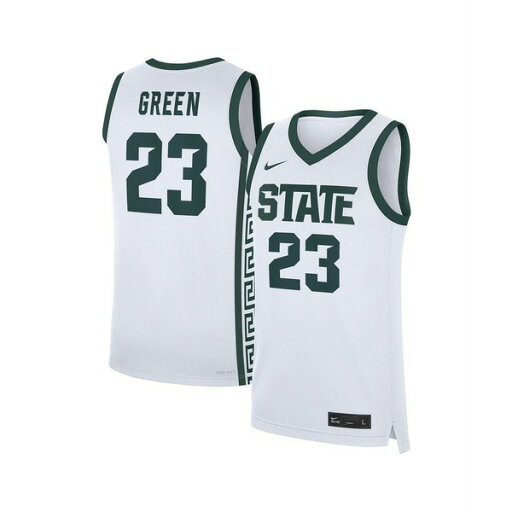 ナイキ メンズ シャツ トップス Men'sDraymond Green White Michigan State Spartans Performance Replica Basketball Jersey White ナイキ メンズ シャツ トップス Men'sDraymond Green White Michigan State Spartans Performance Replica Basketball Jersey White