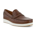 エコー メンズ スリッポン・ローファー シューズ Men's Lite Moc Penny Loafers Cognac(4)