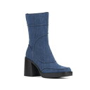 オリビアミラー レディース ブーツ シューズ Women's Pisces Mid Calf Boots Medium blue