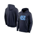 ジョーダン メンズ パーカー・スウェットシャツ アウター Men's Navy North Carolina Tar Heels Primetime Endzone Performance Pullover Hoodie Navy