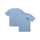 ミッチェル&ネス メンズ シャツ トップス Men's Carolina Blue North Carolina Tar Heels Throwback Fade Away T-Shirt Light Blue