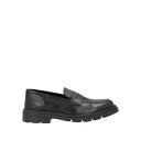 【送料無料】 ハーマン & サンズ メンズ スリッポン・ローファー シューズ Loafers Black