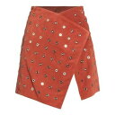 【送料無料】 バルマン レディース スカート ボトムス Mini skirts Brown