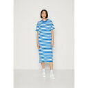 マルコポーロ デニム レディース ワンピース トップス DRESS SHORTSLEEVE - Jersey dress - multi/mediterranean blue