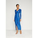 ヴァル ジー レディース ワンピース トップス SEQUIN DARLING SEQUIN DRESS - Maxi dress - electric blue