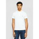 トミー ヒルフィガー メンズ サンダル シューズ SLIM - Polo shirt - white