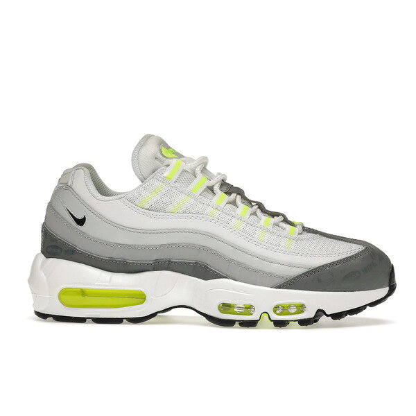 Nike ナイキ メンズ スニーカー 【Nike Air Max 95 Retro Air Max Logos】 サイズ US_12.5(30.5cm) White/Grey-Volt