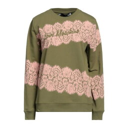 LOVE MOSCHINO ラブ モスキーノ パーカー・スウェットシャツ アウター レディース Sweatshirts Military green