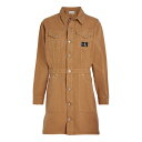 カルバンクライン レディース ワンピース トップス TRUCKER DRESS CANVAS