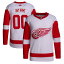 アディダス メンズ ユニフォーム トップス Detroit Red Wings adidas Away Primegreen Authentic Custom Jersey White