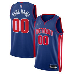 ナイキ メンズ ユニフォーム トップス Detroit Pistons Nike 2021/22 Diamond Swingman Custom Jersey Icon Edition Blue