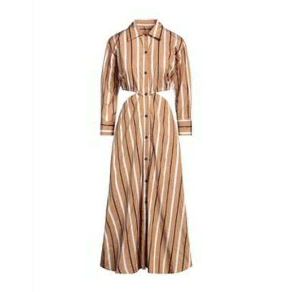 【送料無料】 リビアナコンティ レディース ワンピース トップス Midi dresses Beige