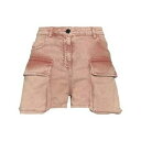 【送料無料】 ピンコ レディース デニムパンツ ボトムス Denim shorts Brown