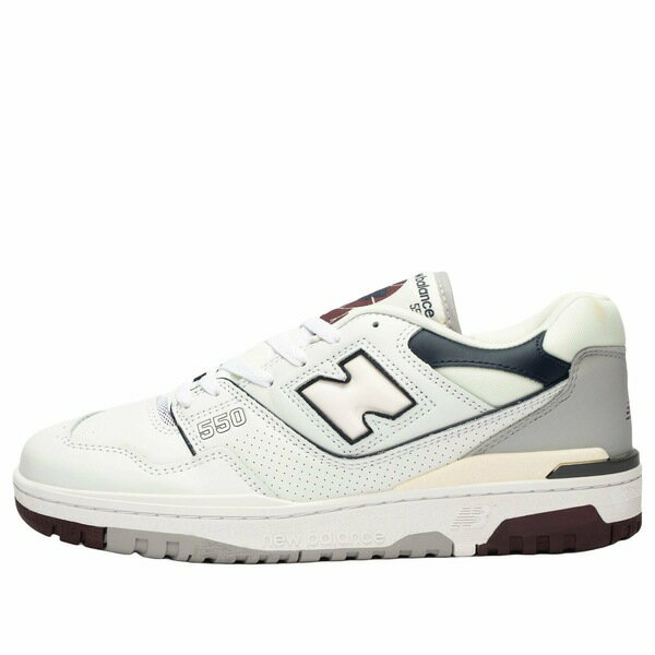 New Balance ニューバランス メンズ スニーカー 【New Balance 550 'White Indigo Burgundy' BB550PWB】...
