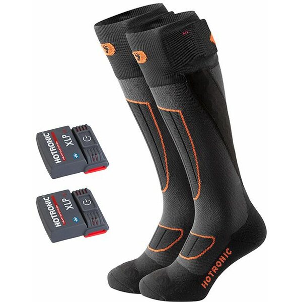 TOOT ホットロニック レディース 靴下 アンダーウェア Hotronic Heat Socks Set XLP 1P Bluetooth Surround Comfort Black/Orange