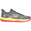 スケッチャーズ レディース テニス スポーツ Skechers Women 039 s Viper Court Pro Pickleball Shoes Grey/Pink