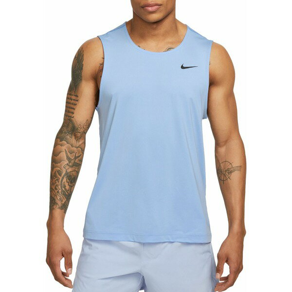 ナイキ メンズ シャツ トップス Nike Men's Dri-FIT Ready Fitness Tank Top Cobalt Bliss