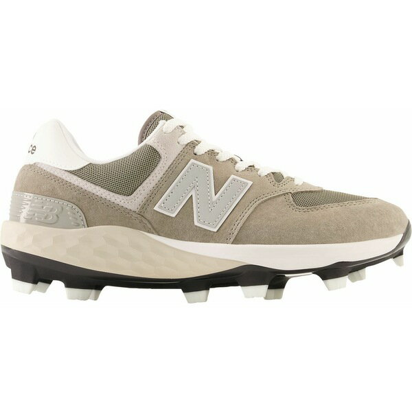 ニューバランス メンズ 野球 スポーツ New Balance Men's Fresh Foam 574 TPU Baseball Cleats Grey