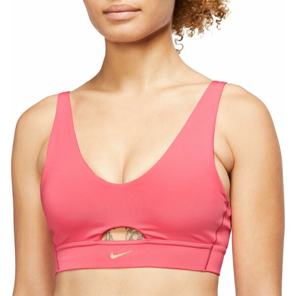 iCL fB[X Jbg\[ gbvX Nike Women's Indy Plunge Cutout Medium-Support Padded Sports Bra Sea Coral