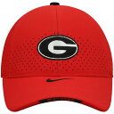 ナイキ メンズ 帽子 アクセサリー Georgia Bulldogs Nike 2021 Sideline Legacy91 Performance Adjustable Hat Red