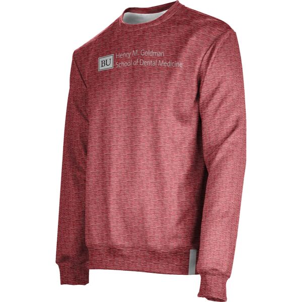 プロスフィア メンズ パーカー スウェットシャツ アウター Boston University ProSphere Henry M. Goldman School of Dental Medicine Crewneck Pullover Sweatshirt Red