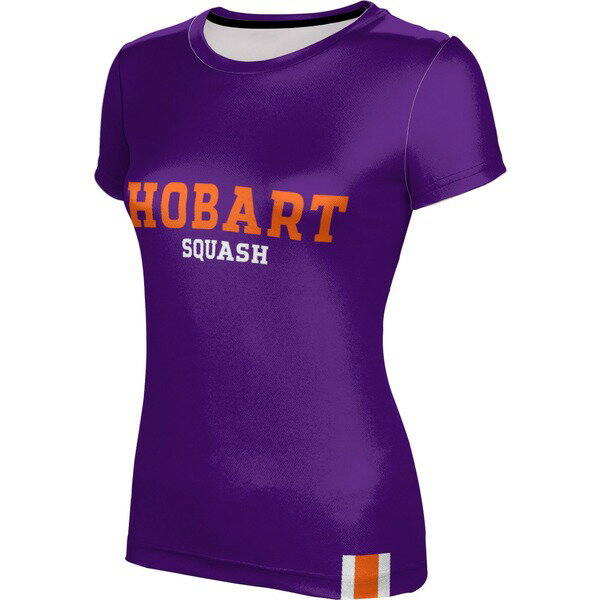 プロスフィア レディース Tシャツ トップス Hobart & William Smith Colleges ProSphere Women's Squash TShirt Purple