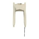 【送料無料】 リックオウエンス レディース パーカー・スウェットシャツ アウター Sweatshirts Beige