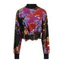 【送料無料】 ベルサーチ レディース パーカー・スウェットシャツ アウター Sweatshirts Purple