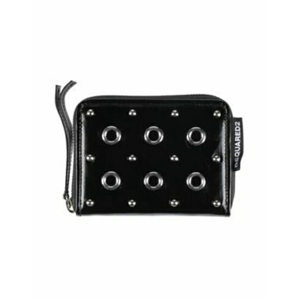 【送料無料】 ディースクエアード レディース 財布 アクセサリー Wallets Black