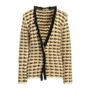【送料無料】 ツインセット レディース カーディガン アウター Cardigans Yellow