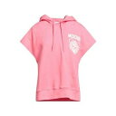 【送料無料】 モスキーノ レディース パーカー・スウェットシャツ アウター Sweatshirts Pink
