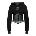 【送料無料】 ベルサーチ レディース パーカー・スウェットシャツ アウター Sweatshirts Black
