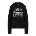 【送料無料】 ディースクエアード レディース パーカー・スウェットシャツ アウター Sweatshirts Black