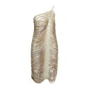 【送料無料】 ディースクエアード レディース ワンピース トップス Mini dresses Metallic