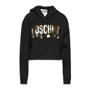 【送料無料】 モスキーノ レディース パーカー・スウェットシャツ アウター Sweatshirts Black