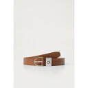 カルバンクライン レディース ベルト アクセサリー LOOP THIN ROUND BUCKLE - Belt - carob brown(4)