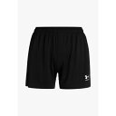 アンダーアーマー レディース フィットネス スポーツ SHORT - Sports shorts - black white