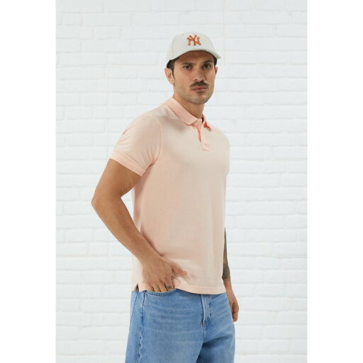ピア ワン メンズ Tシャツ トップス Polo shirt - pink ピア ワン メンズ Tシャツ トップス Polo shirt - pink