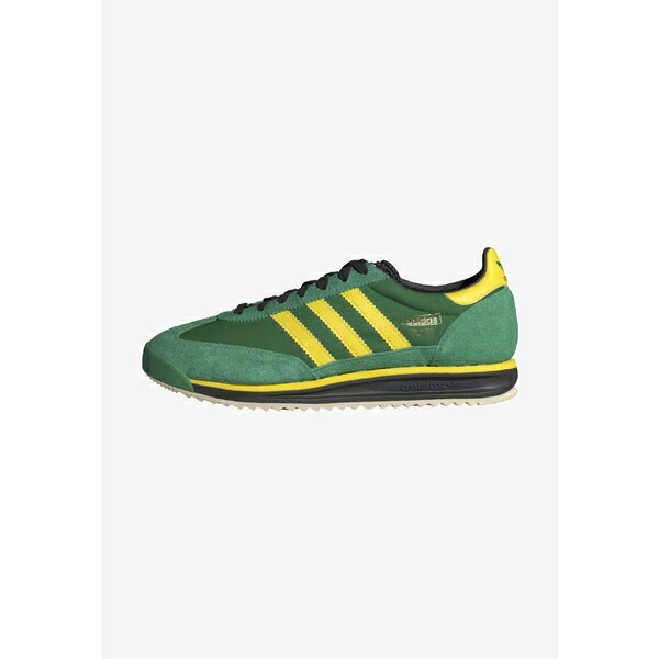 アディダスオリジナルス レディース スニーカー シューズ SL 72 RS - Trainers - green yellow core black