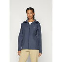 パタゴニア レディース フィットネス スポーツ BOULDER FORK RAIN JACKET - Hardshell jacket - smolder bl...