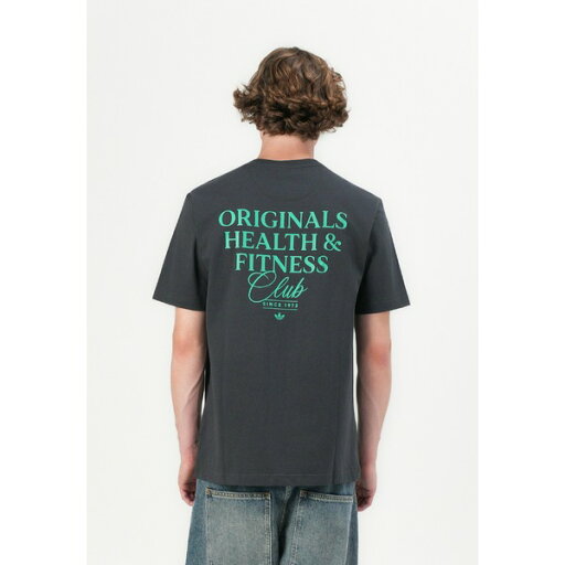 アディダスオリジナルス メンズ Tシャツ トップス HEALTH CLUB UNISEX - Print T-shirt - black アディダスオリジナルス メンズ Tシャツ トップス HEALTH CLUB UNISEX - Print T-shirt - black