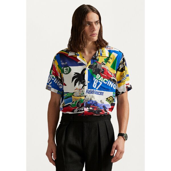 ラルフローレン メンズ サンダル シューズ CLASSIC FIT RACING-PRINT CAMP SHIRT - Shirt - multi-colo..